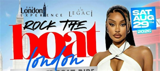 ROCK THE BOAT LONDON ALL WHITE BOAT RIDE PARTY | NOTTING HILL CARNIVAL 2026