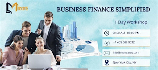 Business Finance Simplified – 1 Day Workshop in New York City, NY