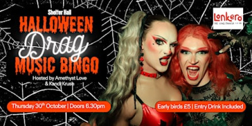 Halloween Drag Music Bingo at Shelter Hall