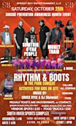 Rhythm & Boots in the Park Concert