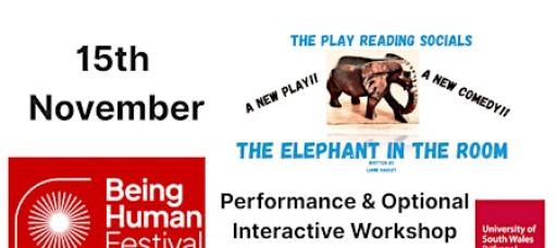 The Elephant in The Room Play Reading Performance and Optional Workshop/Q&A