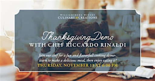 Culinary Creations: Thanksgiving Cooking Demo