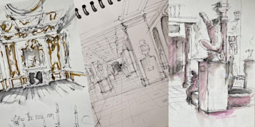 Drawing Class: Perspective Sketching at the V&A Museum