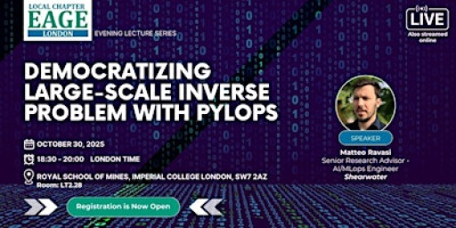 EAGE London: Democratizing large-scale inverse problem with PyLops