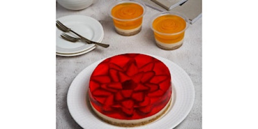 Fruity Marshmallow Jello Cake