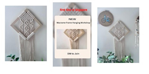 Macrame Frame Wall Hanging