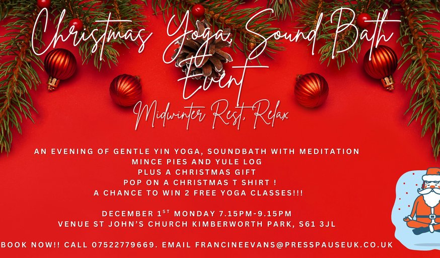 Mid Winter Rest and Relax, Yoga and Sound Bath