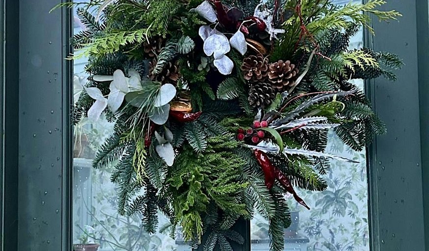 Christmas wreath workshop