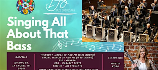 Singing All About That Bass-La Crosse Jazz Orchestra featuring Kristin Korb