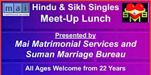 Hindu and Sikh Singles Meet-Up Lunch