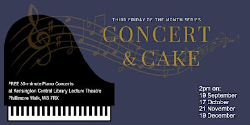 Concert & Cake: Free 30-minute Piano Concert Series