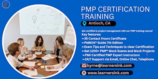 Confirmed PMP 4 Days Classroom Training in Antioch, CA