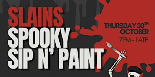 Slains Spooky Sip n' Paint