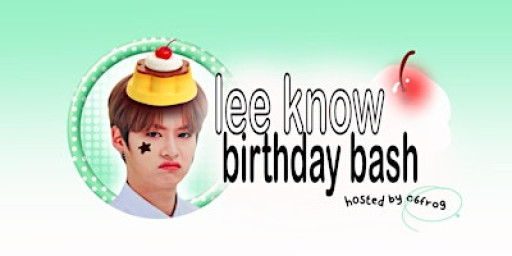 lee know birthday bash!