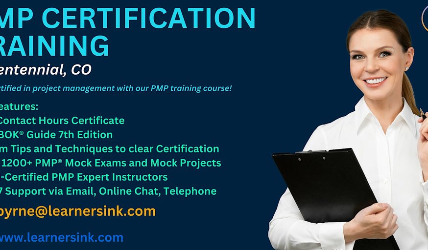 4 Day PMP Live Instructor Led Certification Training In Centennial, CO