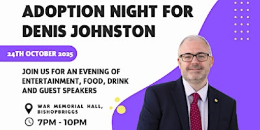 ADOPTION NIGHT - DENIS JOHNSTON