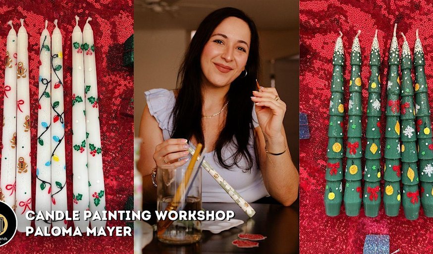 Holiday Candle Painting Workshop