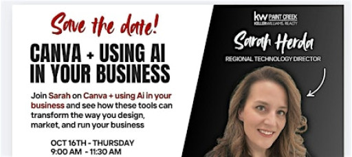 Canva + using Ai  in your business