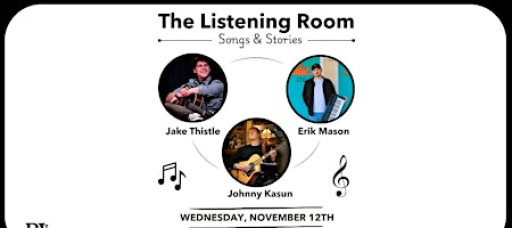 The Listening Room: Songs & Stories hosted by RiverJAM Music