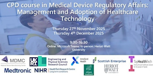 CPD course on Management and Adoption of Healthcare Technology