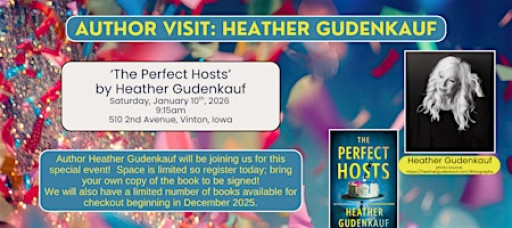 Author Visit and Book Signing with Heather Gudenkauf