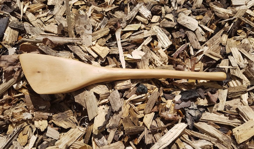 Carve a Spatula from a log