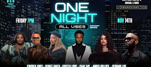 Vibes Live Chicago Presents: One Night All Vibes R&B Concert Series