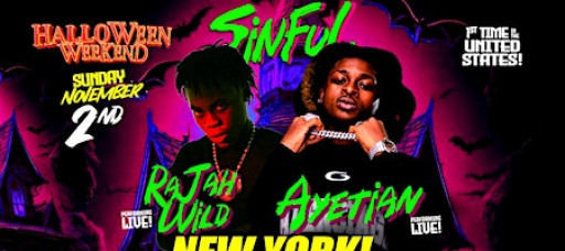 Rajah Wild & Ayetian - NEW YORK - Sinful Halloween @ Amazura - Sun, Nov 2nd