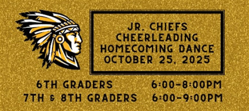 2025 Jr. Chiefs Cheerleading Homecoming