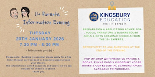 11+ Parents Information Evening