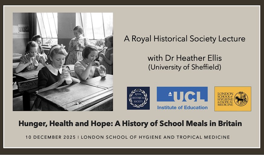 Hunger, Health and Hope: A History of School Meals in Britain, IN-PERSON