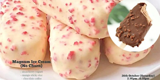 Magnum Ice Cream Popsicles (NO CHURN)