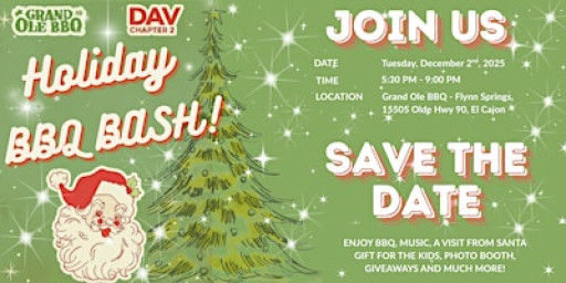 DAV Chapter #2 Holiday BBQ Bash