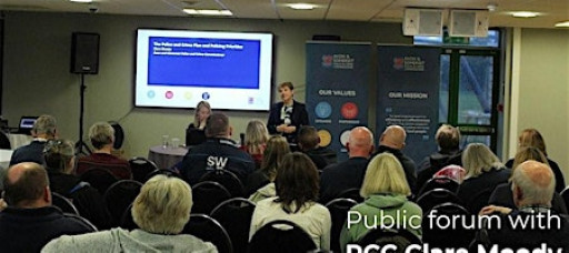 Your voice, your policing : PCC Clare Moody's North Somerset Public Forum