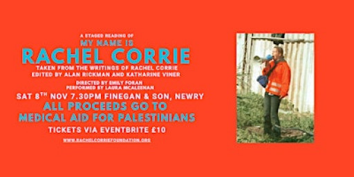 'My Name Is Rachel Corrie': A Staged Reading