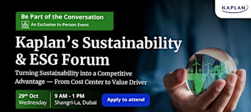 Kaplan Sustainability and ESG Forum