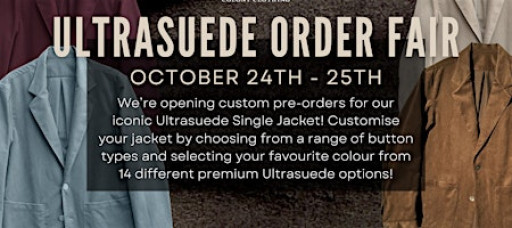 ULTRASUEDE ORDER FAIR  AT COLONY CLOTHING