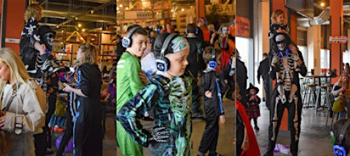 Kids spooky silent disco