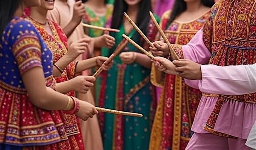 Dandiya And Navratri celebration at Midas Office By Pesh group