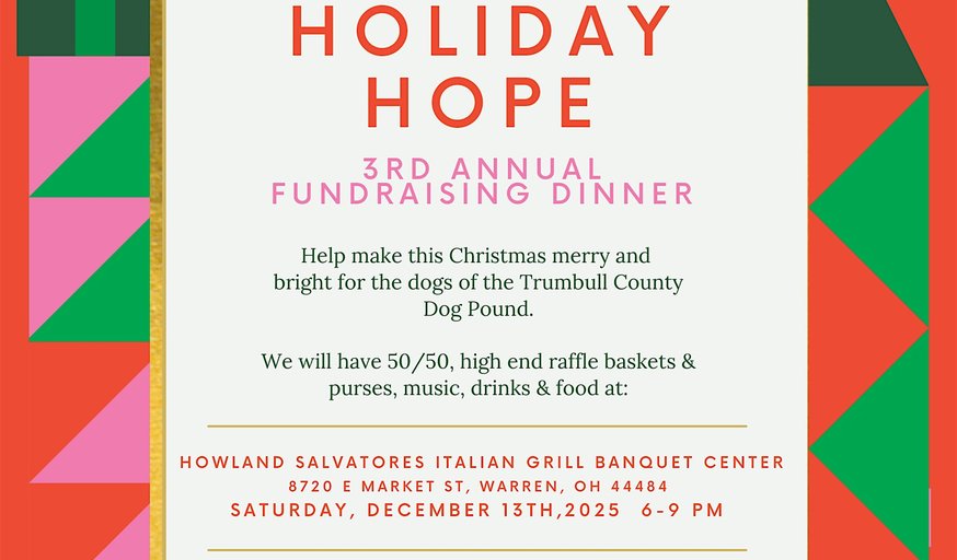 3rd Annual Holiday Hope Fundraising Dinner