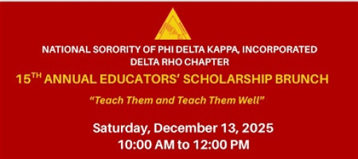 15TH ANNUAL EDUCATORS' SCHOLARSHIP BRUNCH