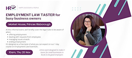 Employment Law Taster for busy business owners