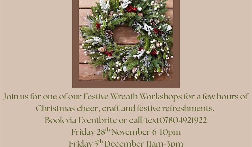 Festive Wreath Workshop 2