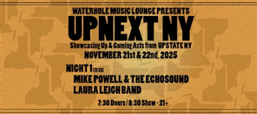 Mike Powell and the Echosound & Laura Leigh Band at Waterhole Music Lounge