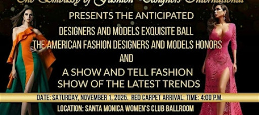 6TH ANNUAL AMERICAN FASHION DESIGNERS AND MODELS AWARDS GALA AND BALL