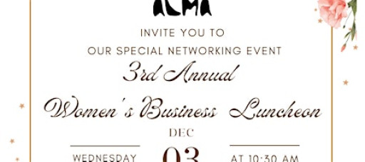 3rd Annual Women's Business Luncheon
