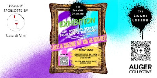 The Raw Wall Collective Group Exhibition Private View