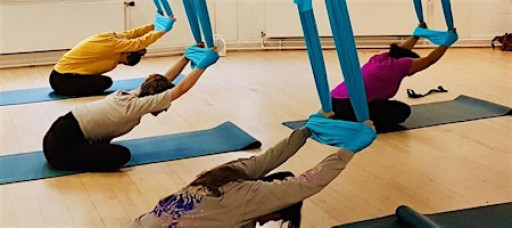 Aerial Yoga Workshop Flow and Deep Stretch, Edinburgh 10th Jan 12.45-2.15pm
