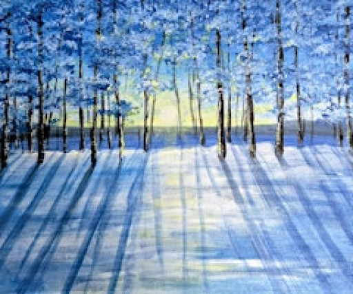 Winter Woodland Paint and Sip