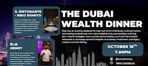 The Dubai Wealth Dinner: Private Roundtable for Growth